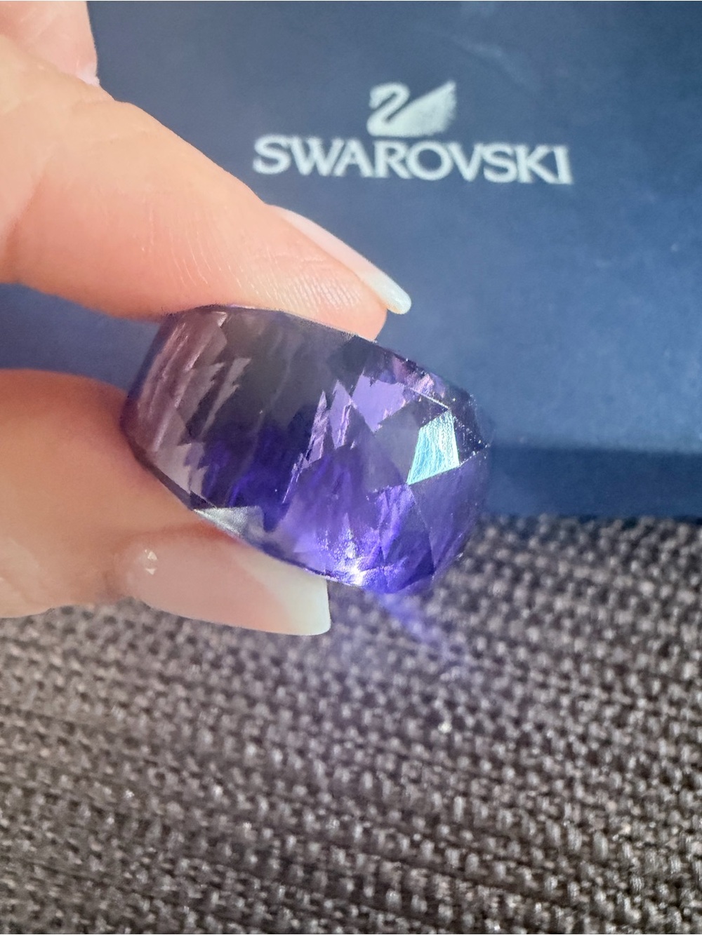 Swarovski Purple Nirvana Petite Ring